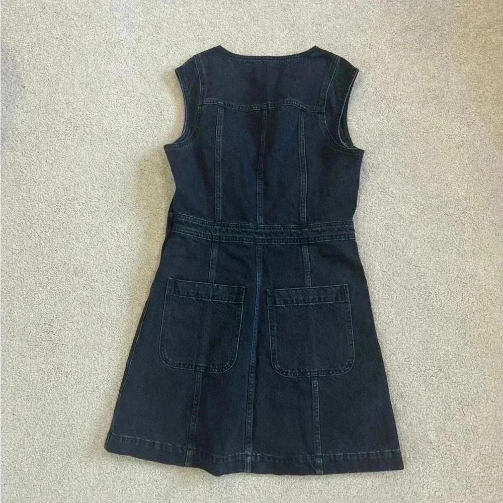 Madewell Black Mini Dress NWT - Picture 8 of 10